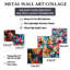 Urbanek - ensemble d'art mural floral de 5