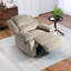 Fauteuil inclinable manuel en velours côtelé avec dossier à oreilles Ameiah-436056770