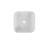 Square Ceramic Countertop Sink - White, And Hygienic Bathroom White Basin Stylish, Fits Various Layouts