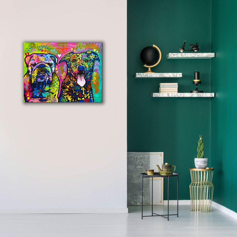 'Alliances' by Dean Russo Canvas Wall Art, 26" H x 34" W x 1.5" D