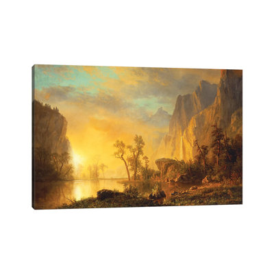 Sunset in the Rockies - Gallery-Wrapped Canvas Giclée