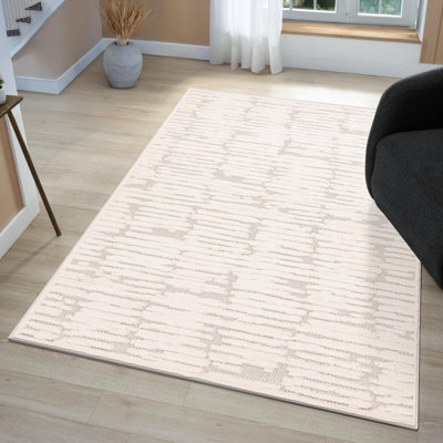 Modern Abstract High Low Area Rug