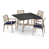 Wexford and Mera Outdoor 5 - Piece Dining Set with Cushions