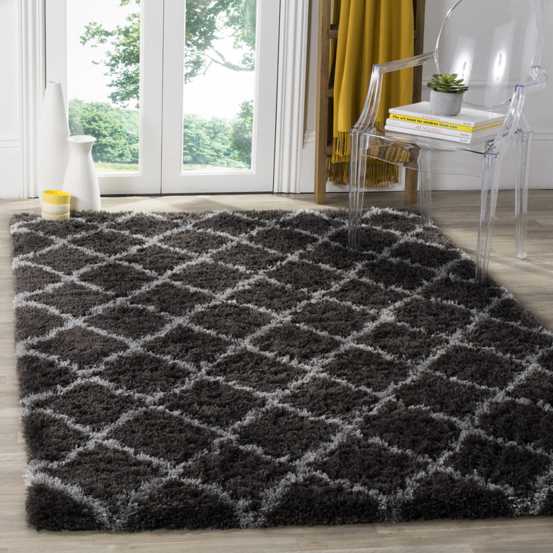 Nanni Indie Shag Performance Geometric Rug, Rectangle 4' x 6'