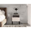 40cm W Metal Bedside Table-1977743189
