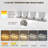 Modern Dimmable Bathroom LED Vanity Light over Mirror 5CCT Adjustable Lighting Fixture-748593285-749875283
