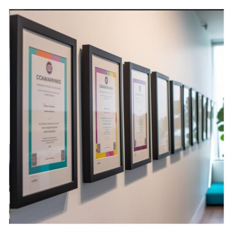 8.5X11 Picture Frames Set Of 3, Made Of Real High Definition Glass And Solid Frame To Display Certificate Or Pictures 8.5X11,To Wall And Tabletop Mounting, Black. (8.5X11'')