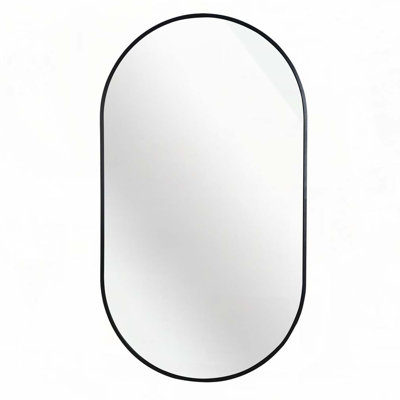 Metal Oval Mirror