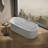 Volute 63 In. X 28-3/8 In. Freestanding Bath With Shroud