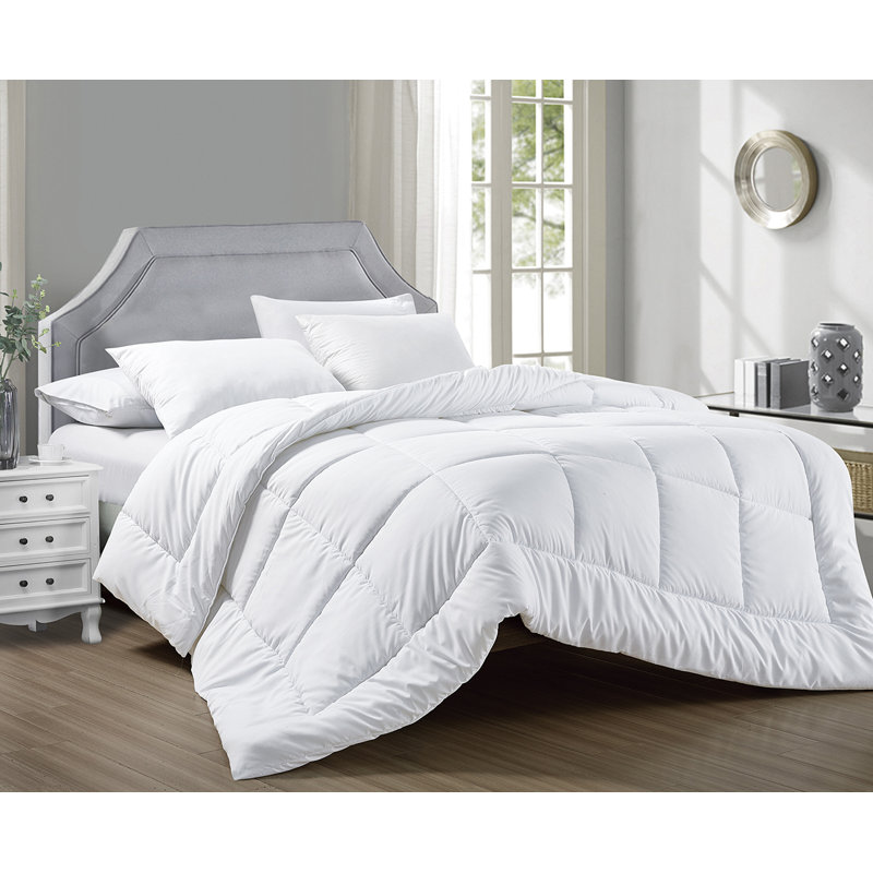 Ensemble d'édredon en duvet synthétique toutes saisons 90 x 90