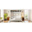 Grand lit mural blanc avec - Se combine parfaitement et, peu encombrant, facile à utiliser dans de petits espaces de vie, multifonctionnel, matériaux, rangement pratique