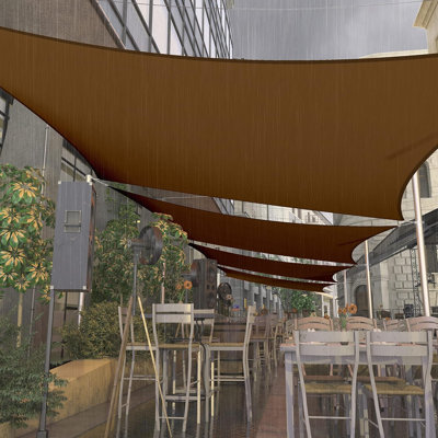 Amgo Custom Rectangle Waterproof Sun Shade Sail – Durable & UV-Resistant