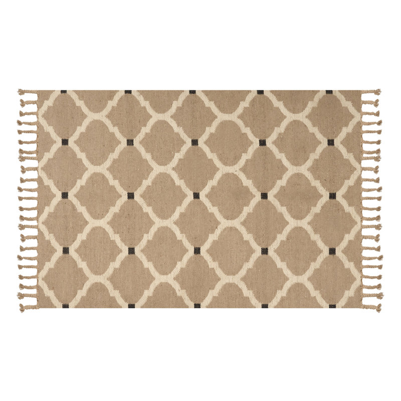 Houten Geometric Hand Woven Area Rug, Rectangle 160 x 230cm