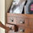 Simple Walnut Solid Wood Pine Accent Chest.
