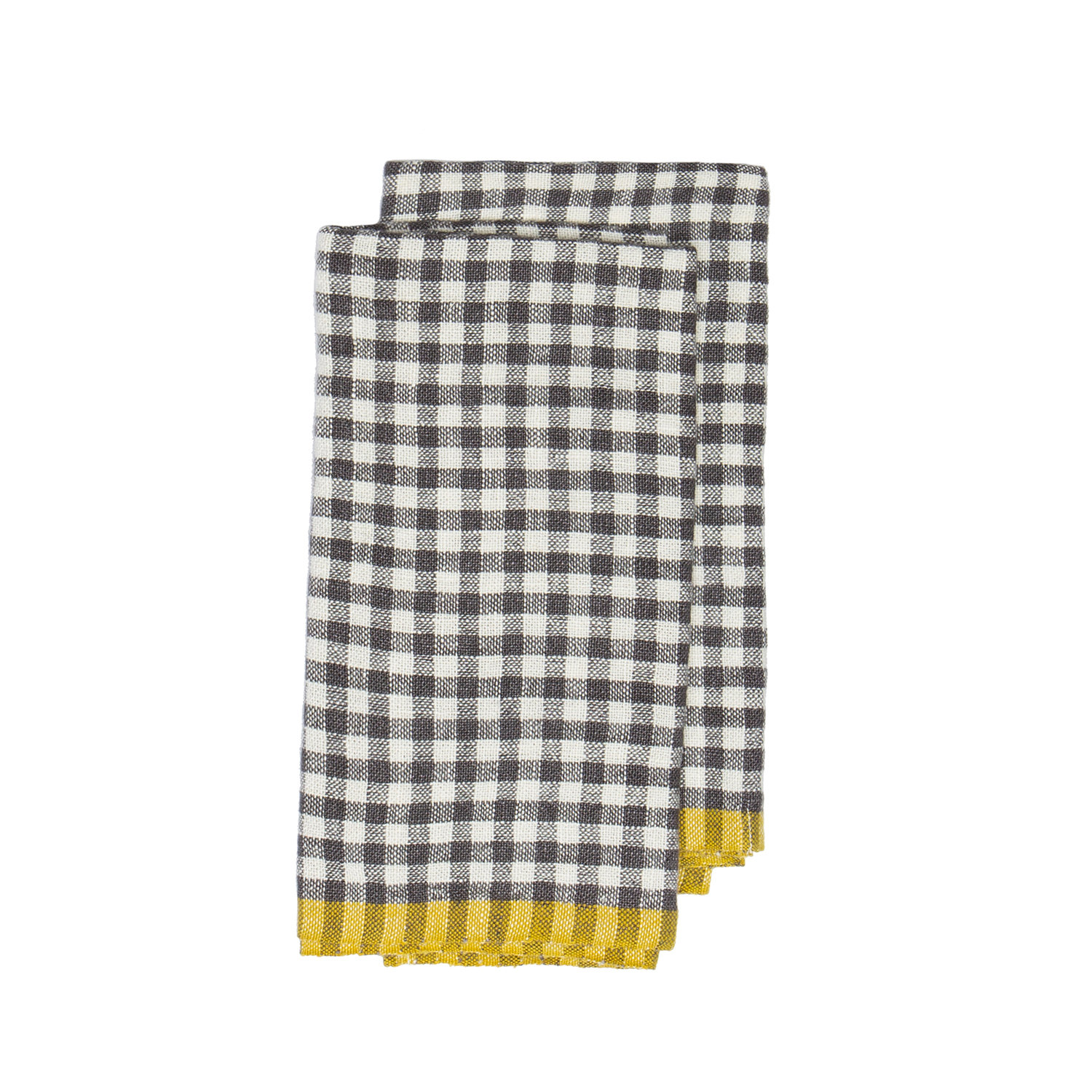 Dish Cloth Kitchen Towel, Grey/Dijon
