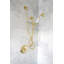 Barre de douche coulissante en laiton Kingston 24 po-11176481