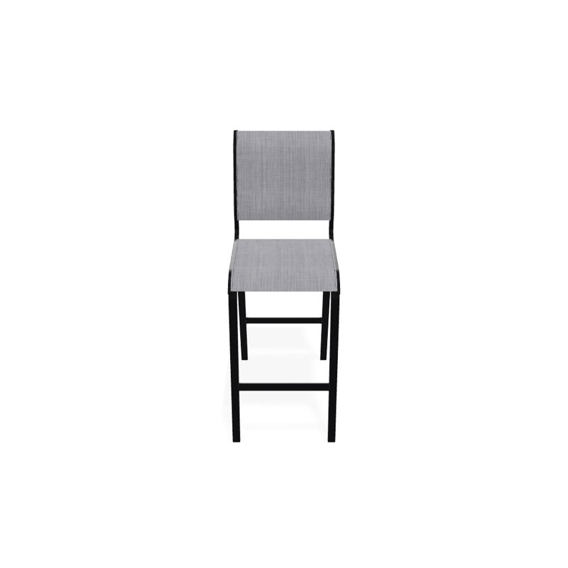 Tabouret de bar 29,5 po Holna, Noir texturé, Bijou