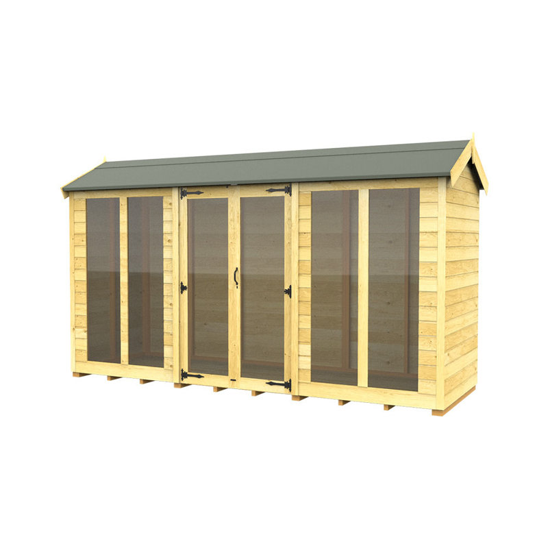 Apex Summer House (Full Height Window), 4ft x 12ft