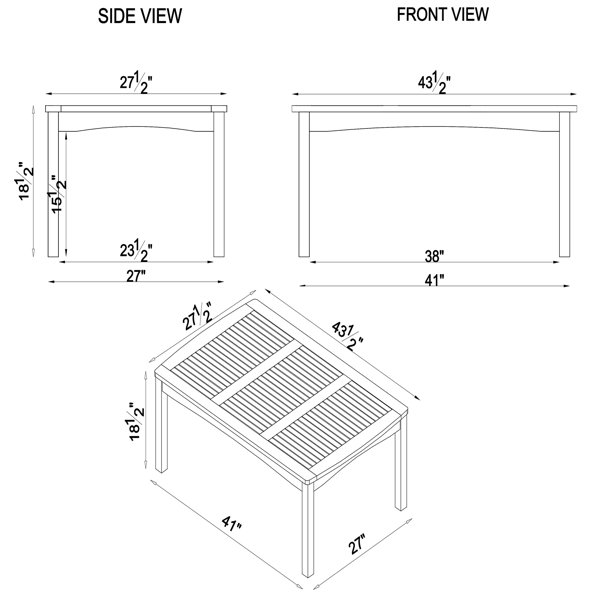 Dimensions du produit
