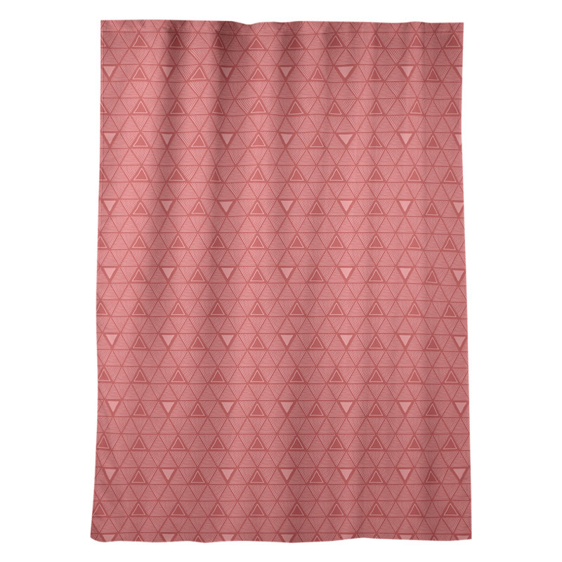 Jordao Room Darkening Curtain Single Panel, Red