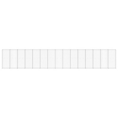 Vivas 150cm H x 900cm W Silver Mesh Fence Panels