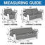 Waterproof Reversible Quilted Sofa Cover with Adjustable Straps-1014516554-1014516557