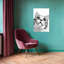 «Curious Cat Looking Contemporary», art mural-129149361