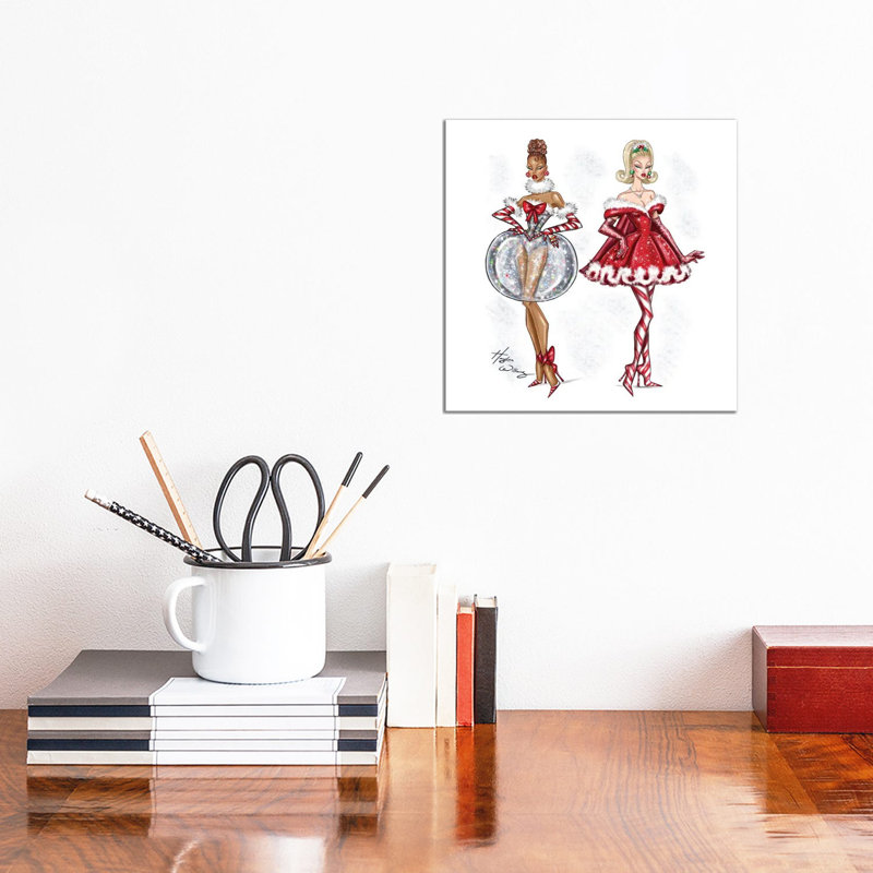Festive Glamour 2025 - HWI576, Wrapped Canvas, Ne s’applique pas, H 12 po x l 12 po