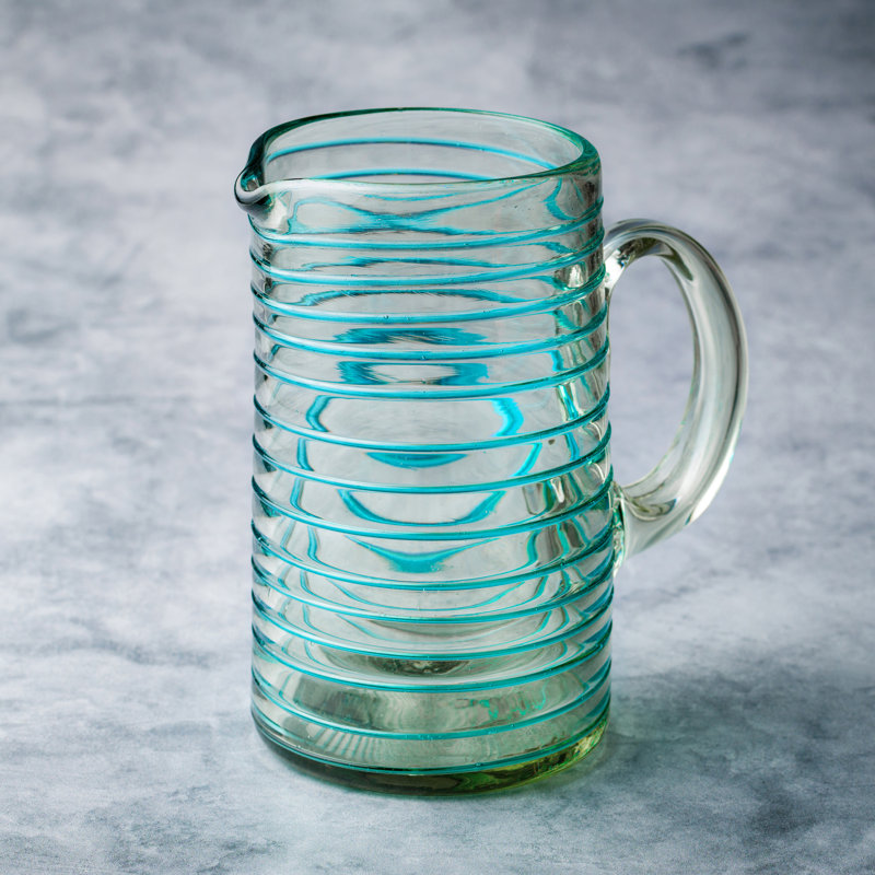 Verre mexicain soufflé à la main Meridia Pitcher