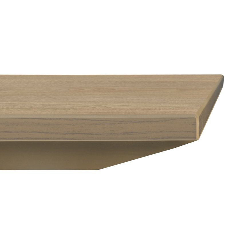 Array Conference Table with Power Data Grommet, 29" H x 96" L x 48" W, Oak/White