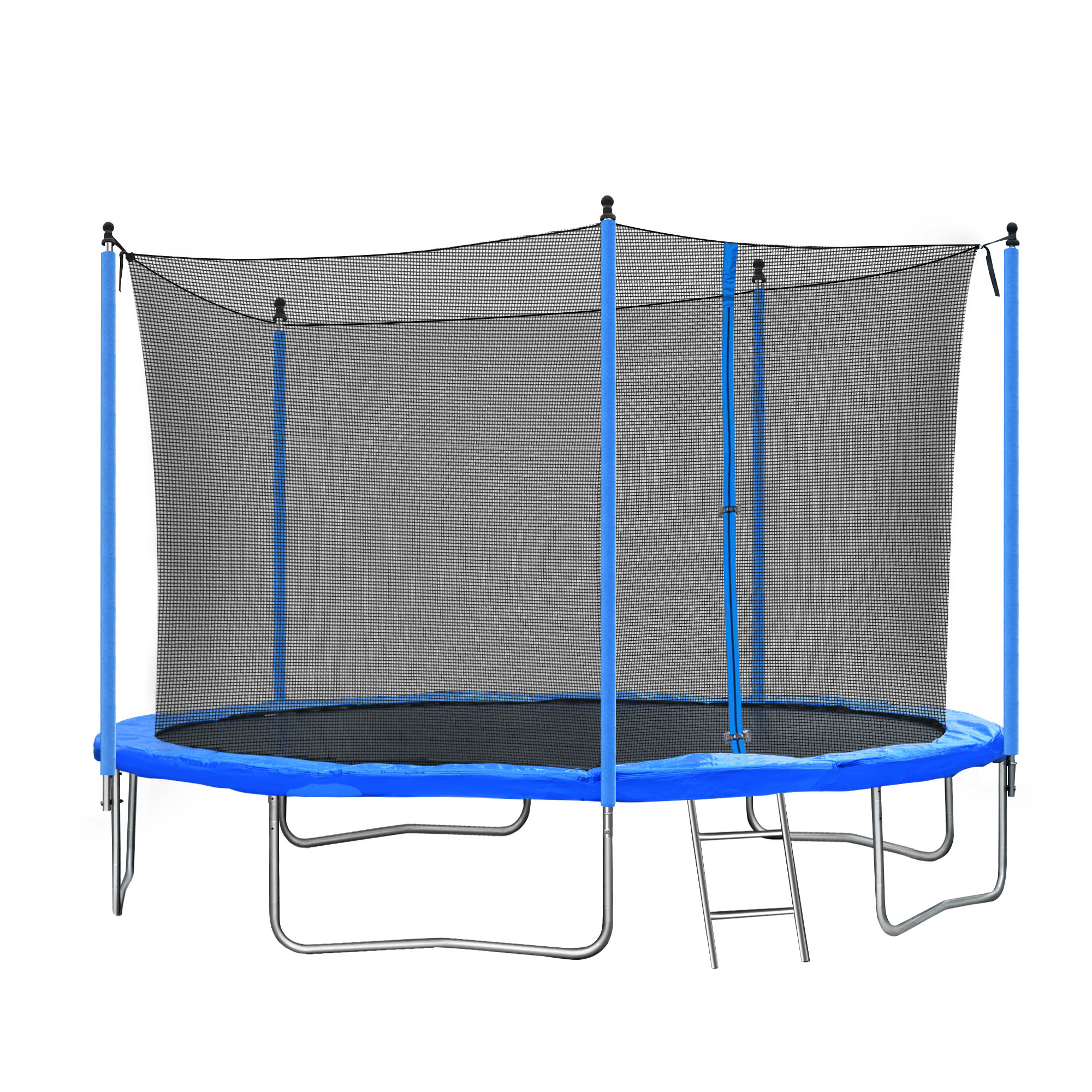 OFIYAA 12' Round Backyard Trampoline with Safety Enclosure | Wayfair