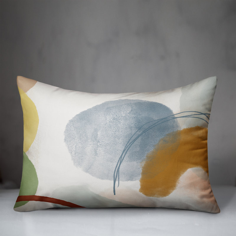  Coussin lombaire intérieur / extérieur abstrait