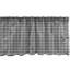 Ambesonne Houndstooth Valance Pack of 2 Classic Black and White Black and White-100738720