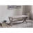 Glam Accent Bench With Nailhead Trim, Tufted Seat, Upholstered Side Bench For Bedroom, Livingroom And Entryway, Gray-1921767131