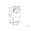 12 Pair Shoe Storage Cabinet