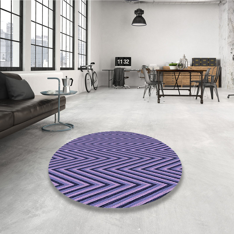 Washable Indoor Rug, Round 7'