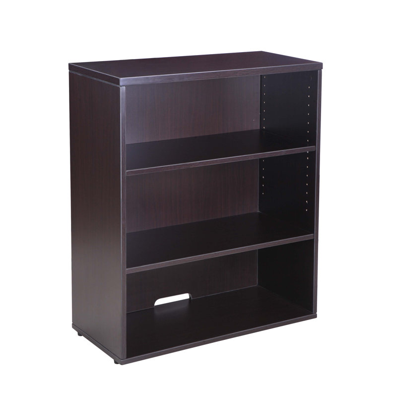 31"W x 14"D x 36"H Bookcase, Mocha