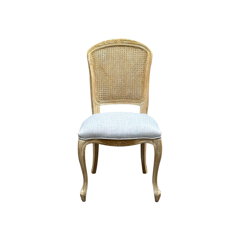 46cm H Polyester Blend Upholstered Full Back Accent, Grey