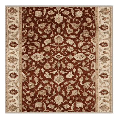 Tapis brun lavable à la machine
