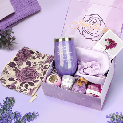 Aromatic Lavender Spa Pampering Gift Box Set