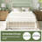 Vintage Style Metal Platform Bed Frame With Arch-Design Headboard and Footboard-145540711-145540697