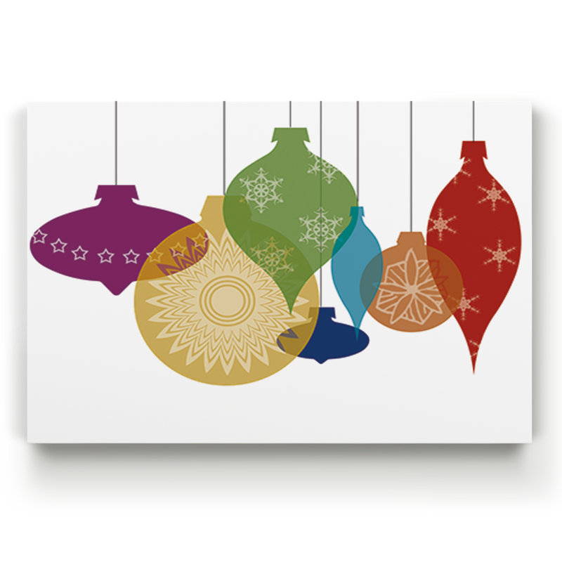 «Retro Ornaments» par Parvez Taj, impression sur toile tendue, H 40 po x l 30 po x P 1 po