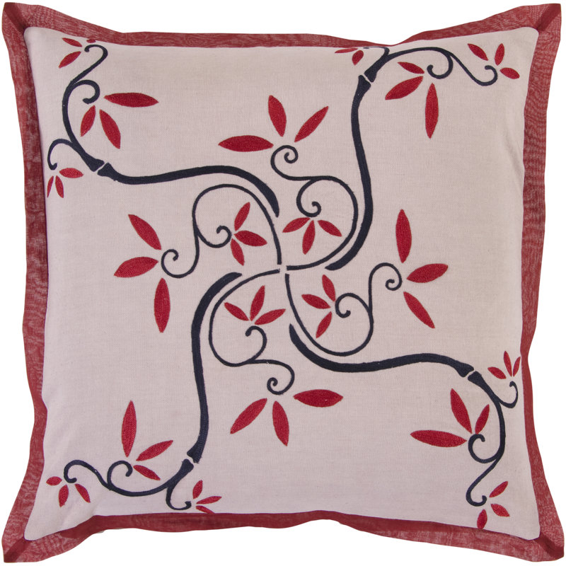  Decorative Floral Cotton Pillow Cover