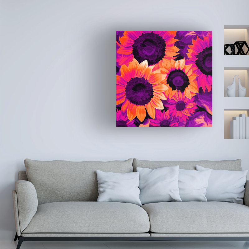 Art sur toile «Helina» par Tina Lavoie, H 14 po x l 14 po