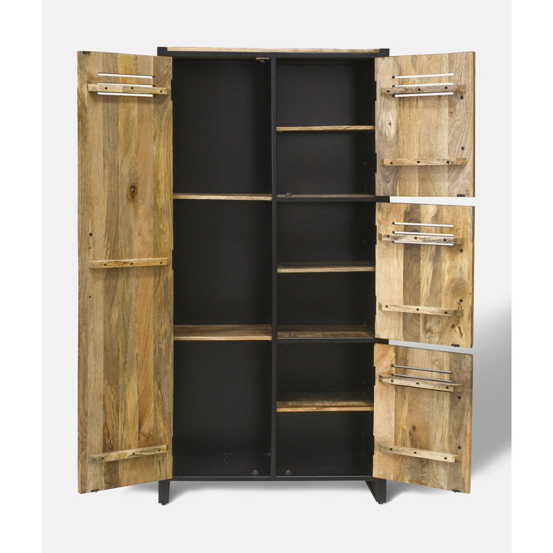 Industrial Frais Mango Wood Tall Cabinet / Locker