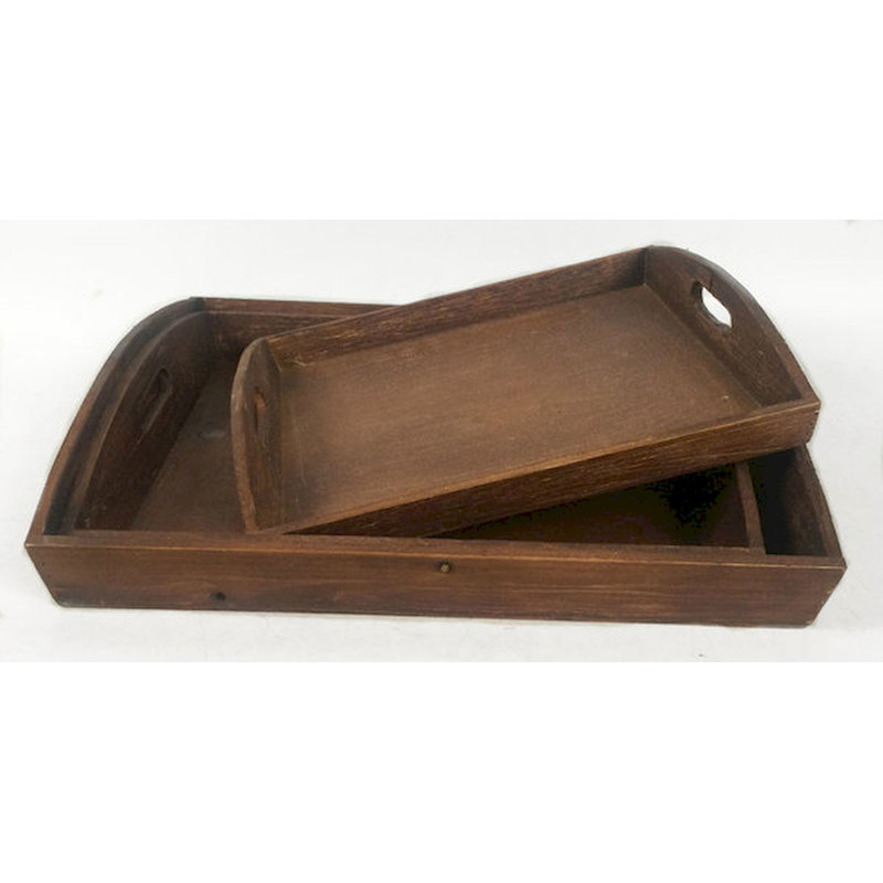 Corrado Wood Tray, Black