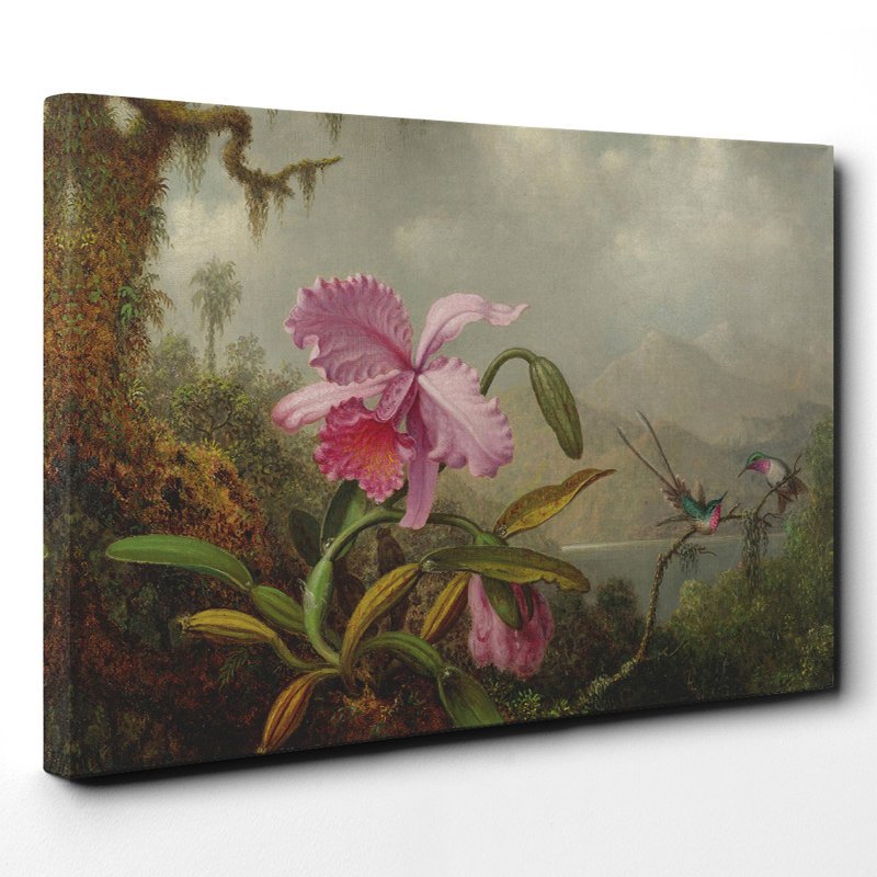 Martin Johnson Heade - Wrapped Canvas Painting, 70cm H x 100cm W
