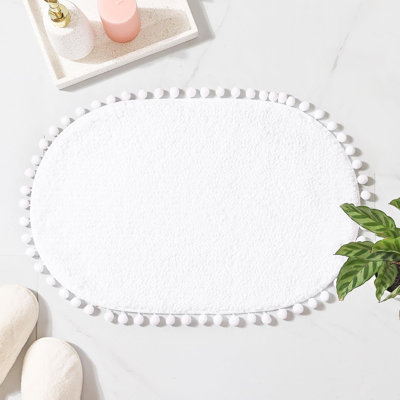 Tapis ovale avec tapis de bain Yyddeo