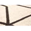 Tapis ivoire / brun foncé Denoila-1210793224