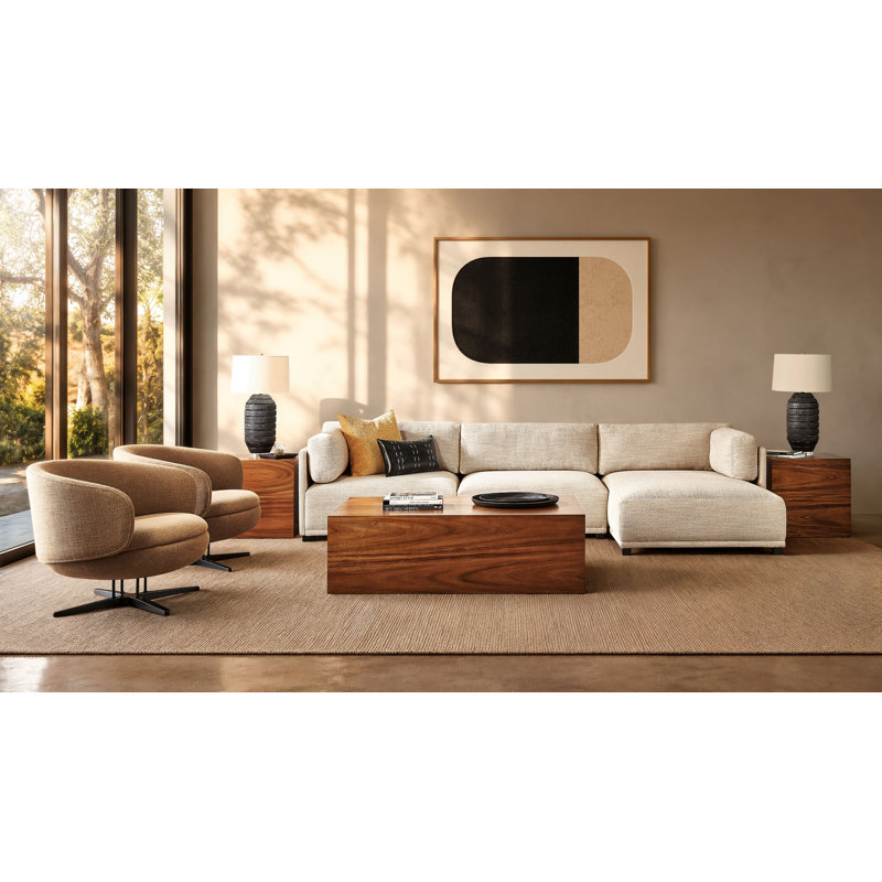 Chaise Sectional, Right Hand Facing